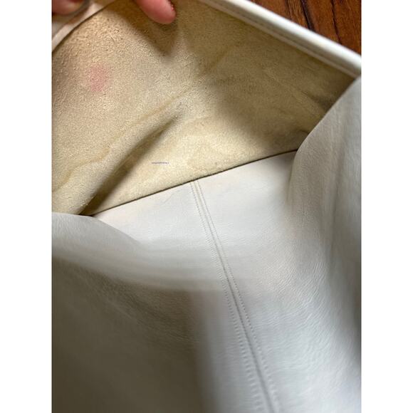 Vintage COACH BLEECKER Bucket Duffel Bone Color Crossbody Bag - Picture 10 of 11